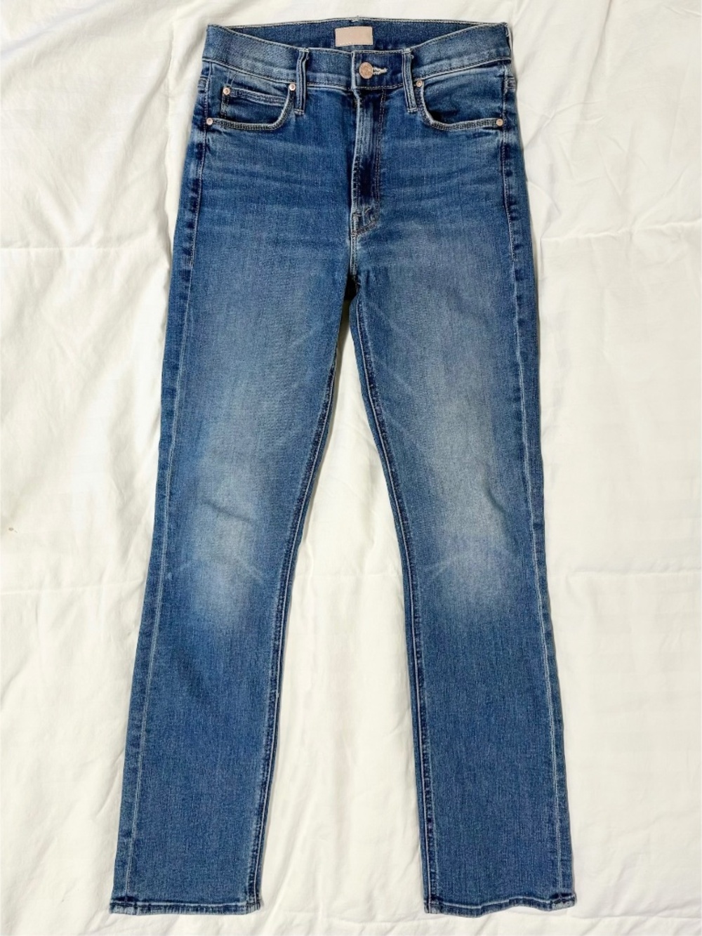 Mother The Dazzler Mid-Rise Ankle Jeans Healing Jar 26